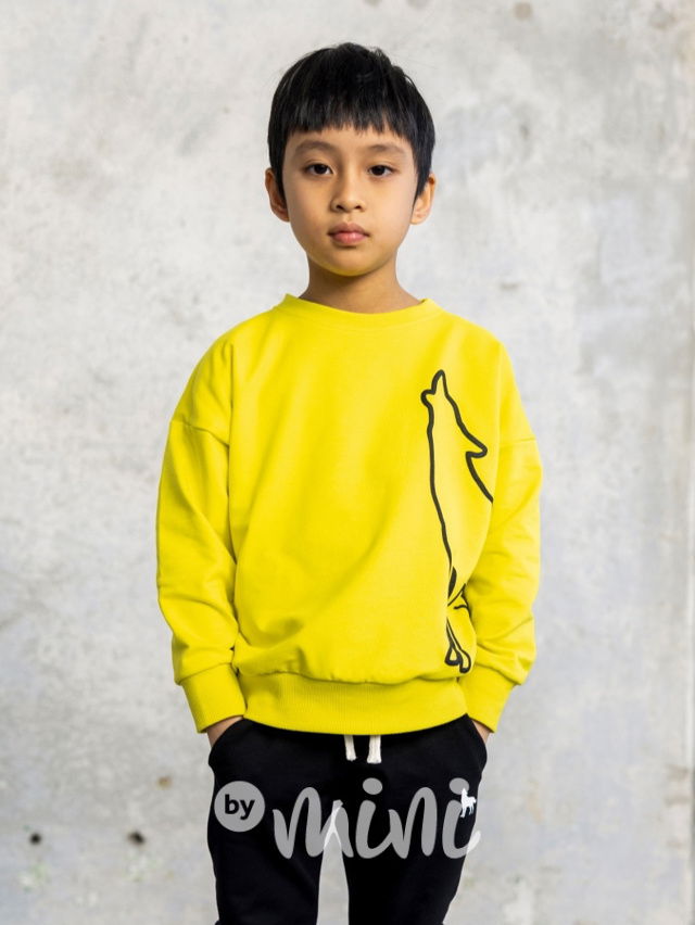 Mash Mnie sporty mikina WOLF lemon