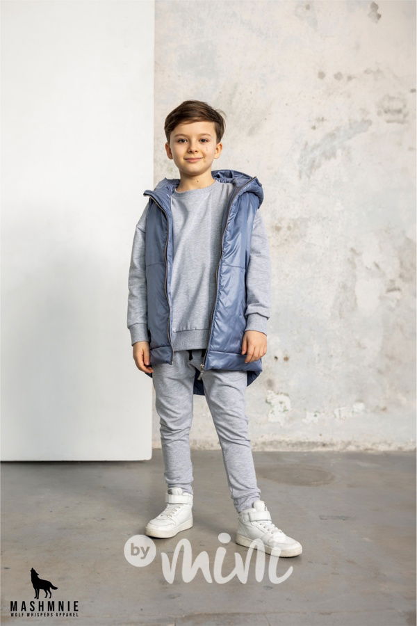 Mash Mnie long vesta WOLF ice blue