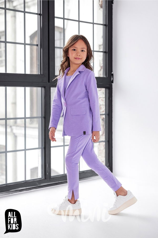 All for kids elegant kalhoty lila