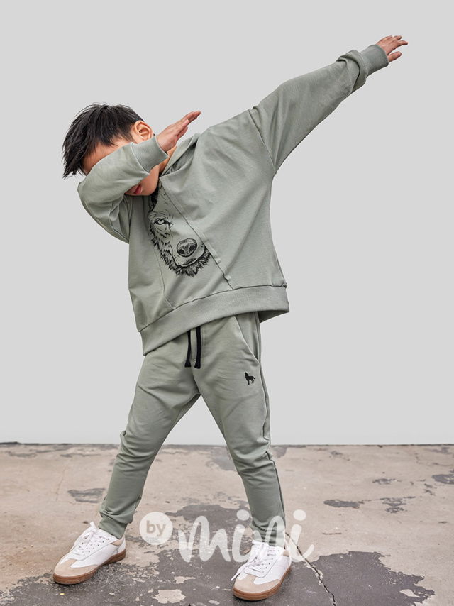 Mash Mnie WOLF jogger tepláky khaki