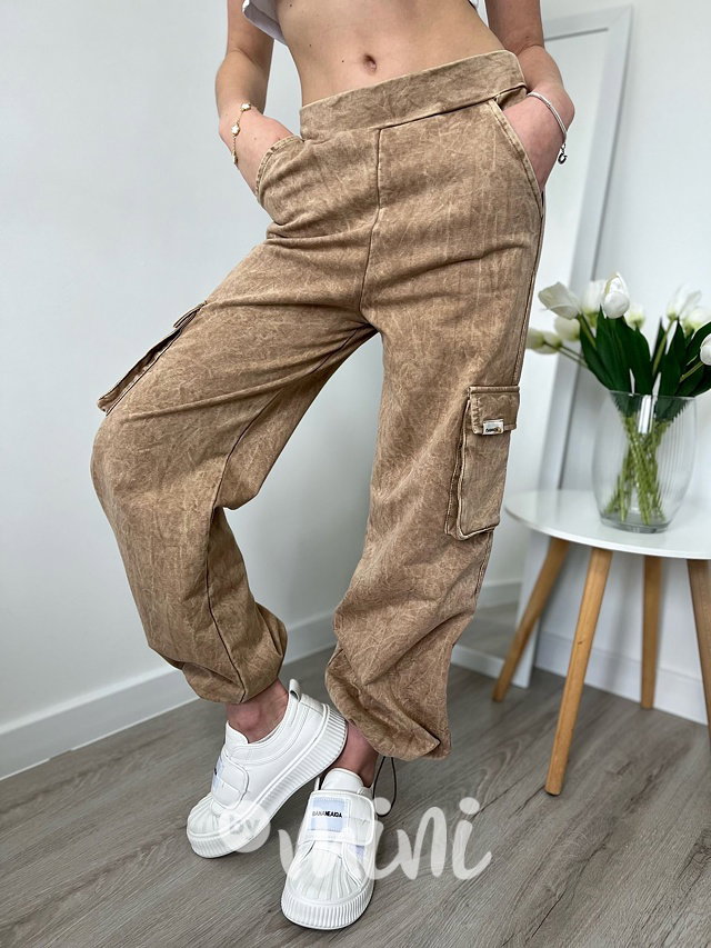 Acid wash cargo kapsáče mustard