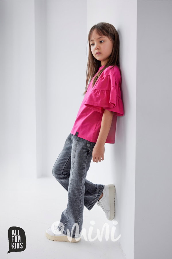 All for kids blůzka frill malinová