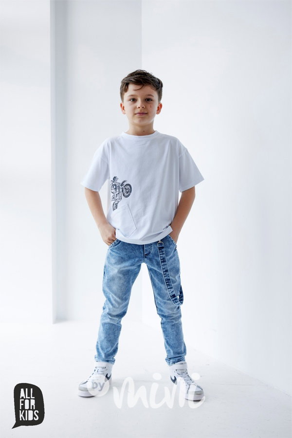 All for kids jeansy s laclem ice blue