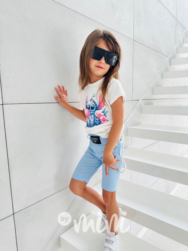 Lilo & Stitch bubble gum blůzka bílá