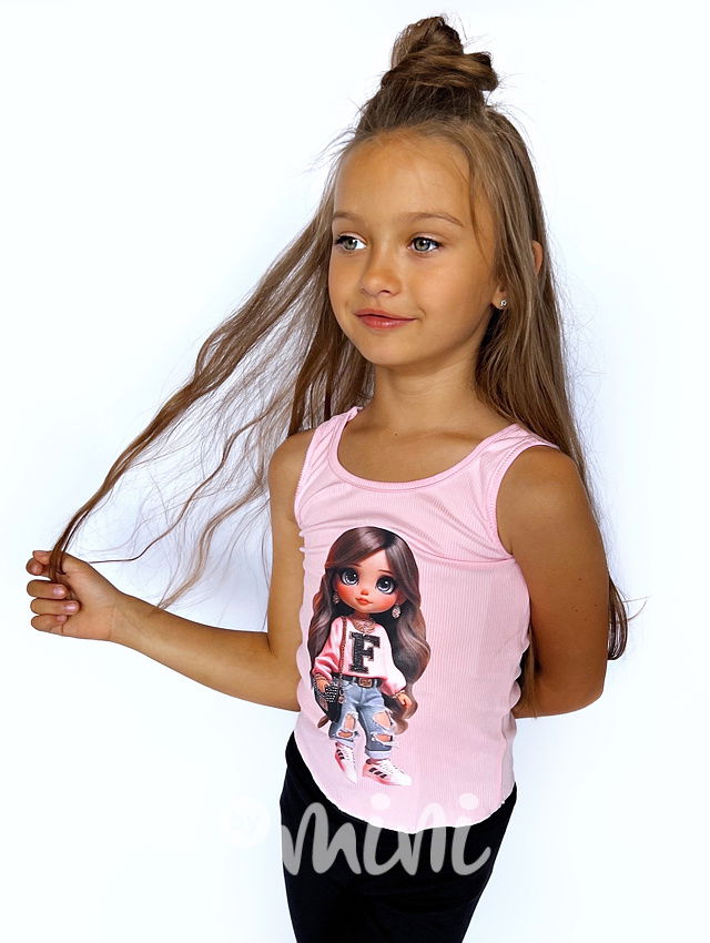Fashion girl tílko růžové