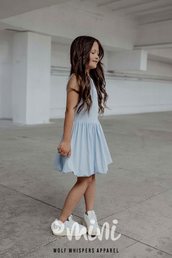 Mash Mnie šaty s balonovou sukní blue