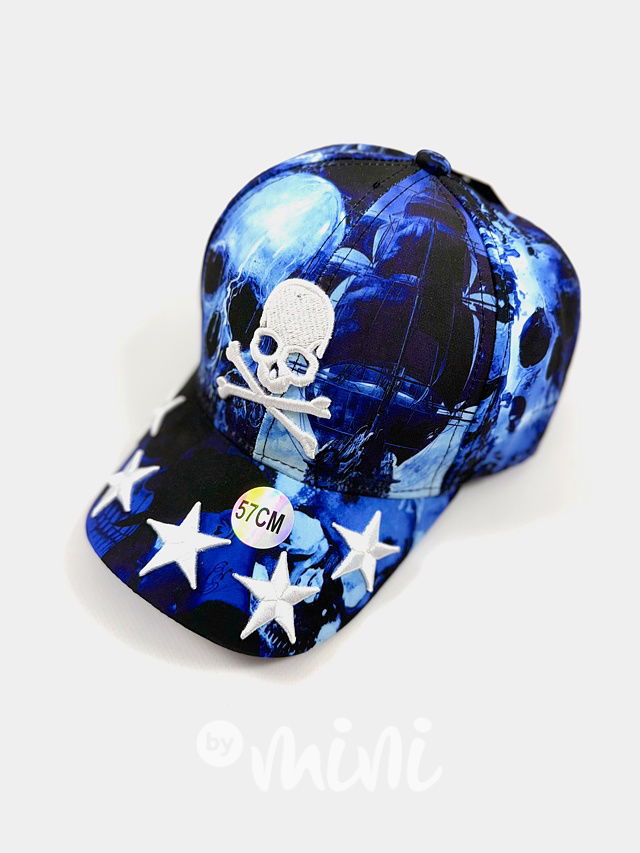 Skeleton kšiltovka stars