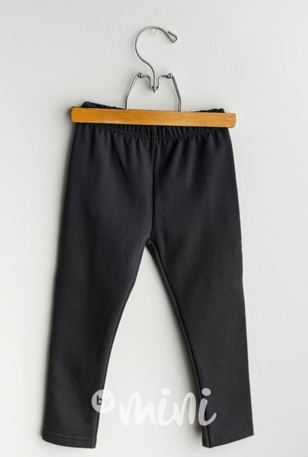 Lily Grey zateplené legíny graphite