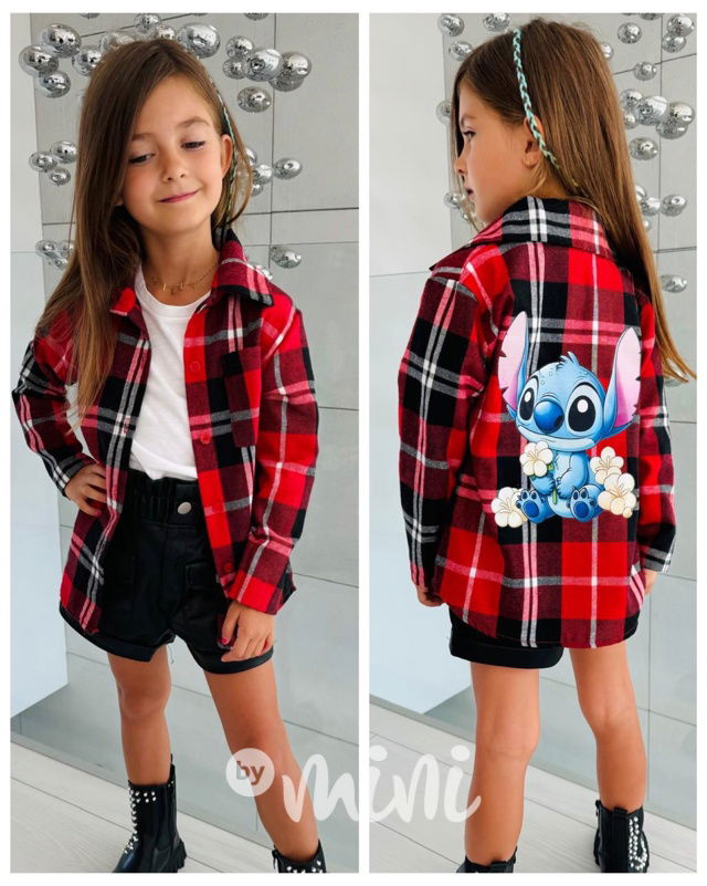 Red karo košile Lilo&Stitch