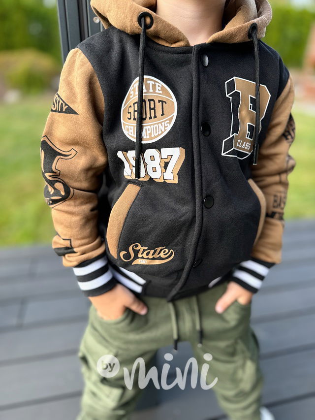 Zateplená baseball mikina