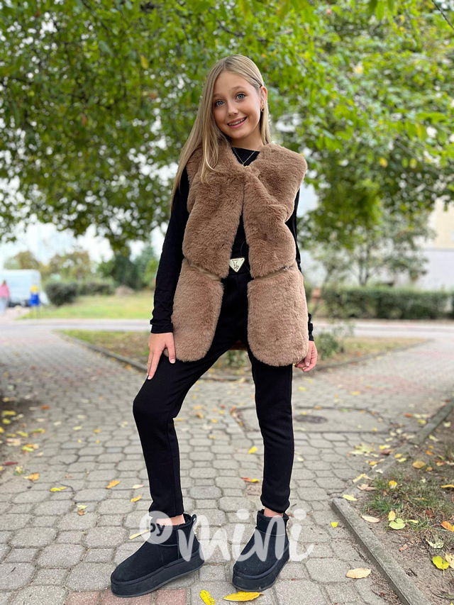 Zateplené legíny RABBIT černé