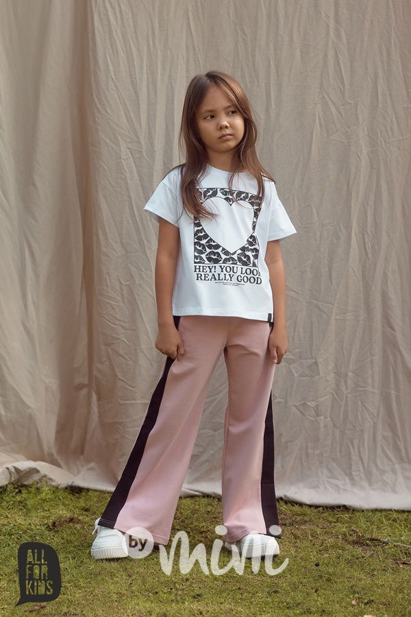 All for kids volné kalhoty pink