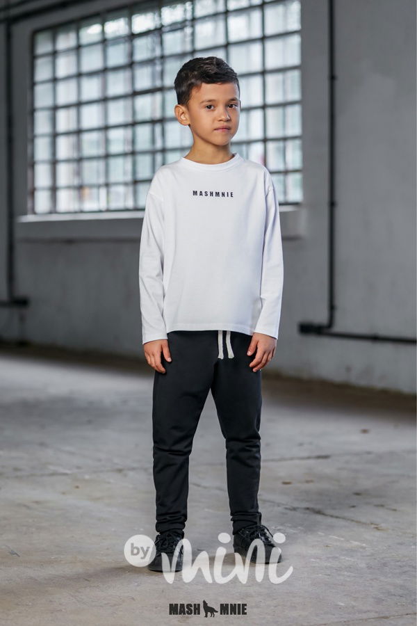 Mash Mnie longsleeve triko WOLF bílé
