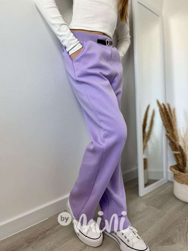 Zateplené lounge švédy HEART lila