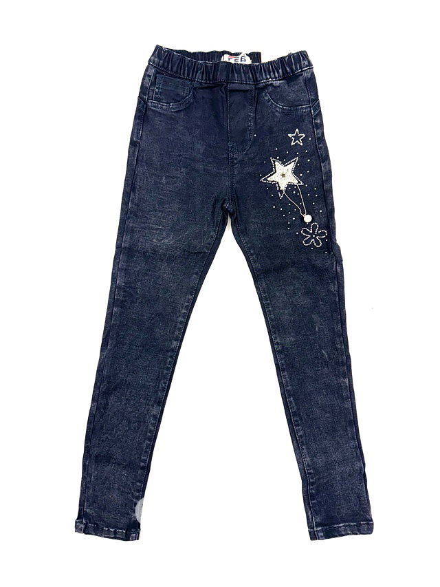 Stretch denim jegginy STARS