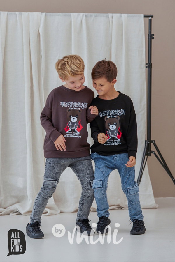 All for kids soft denim kapsáče blue