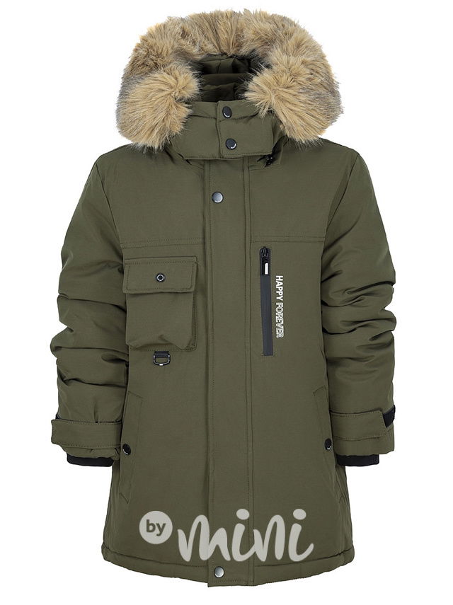 Zimní parka Happy Forever khaki