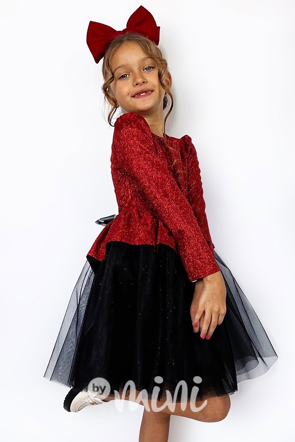 PREMIUM luxury šaty red/black