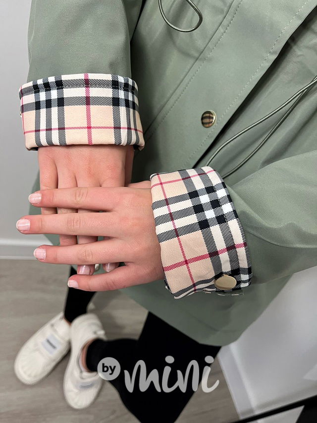 Jarní khaki parka London