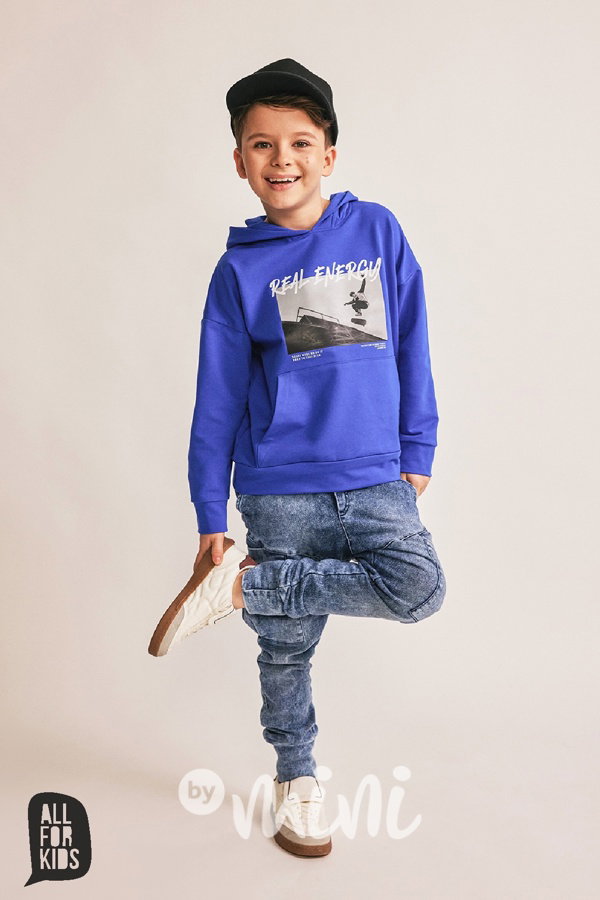 All for kids soft denim kapsáče blue