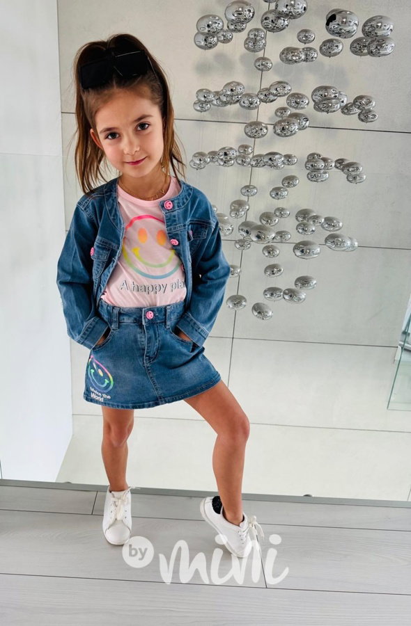 Happy jeans 3ks komplet pink