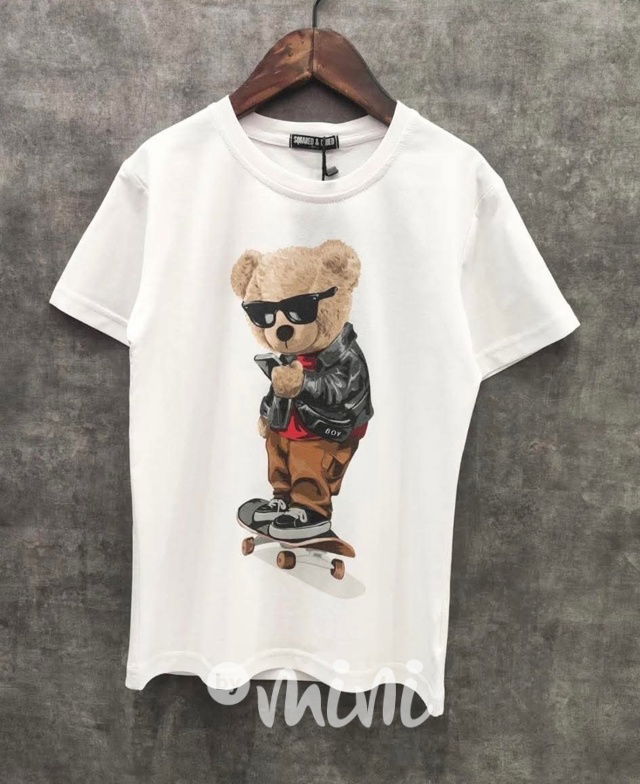 Triko SKATE bílé