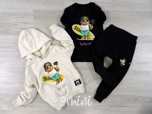 SURF černé chlapecké tepláky