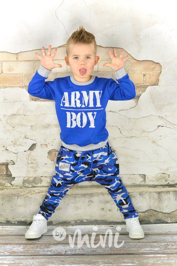 Army boy blue set