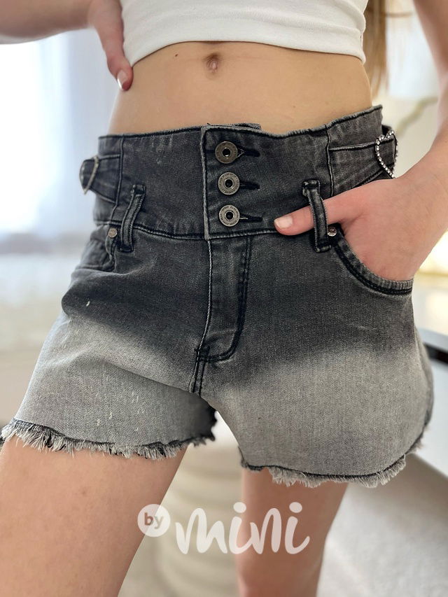 Denim ombre kraťasy HEART