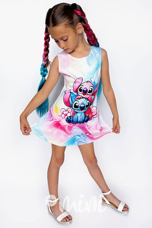 Lilo & Stitch letní šaty RAINBOW