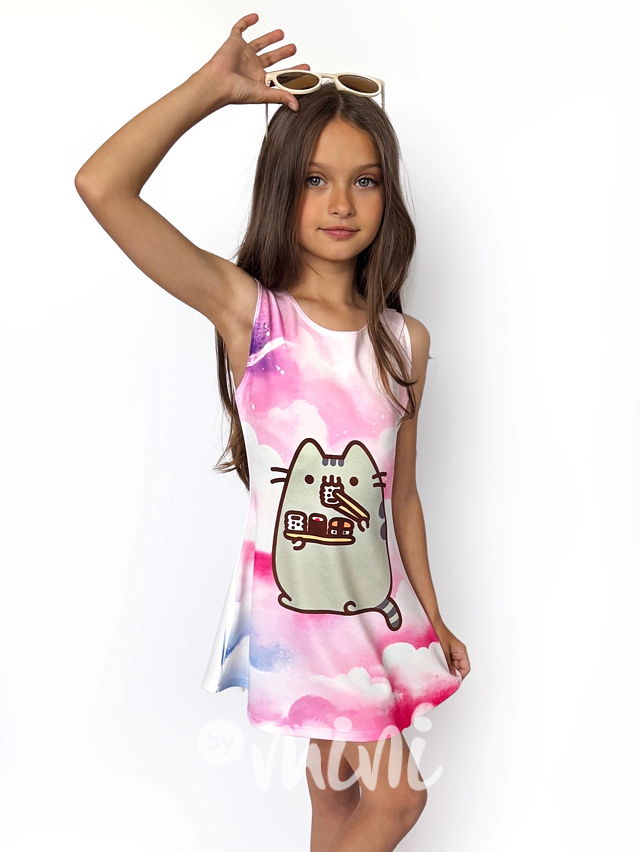 Pusheen letní šaty