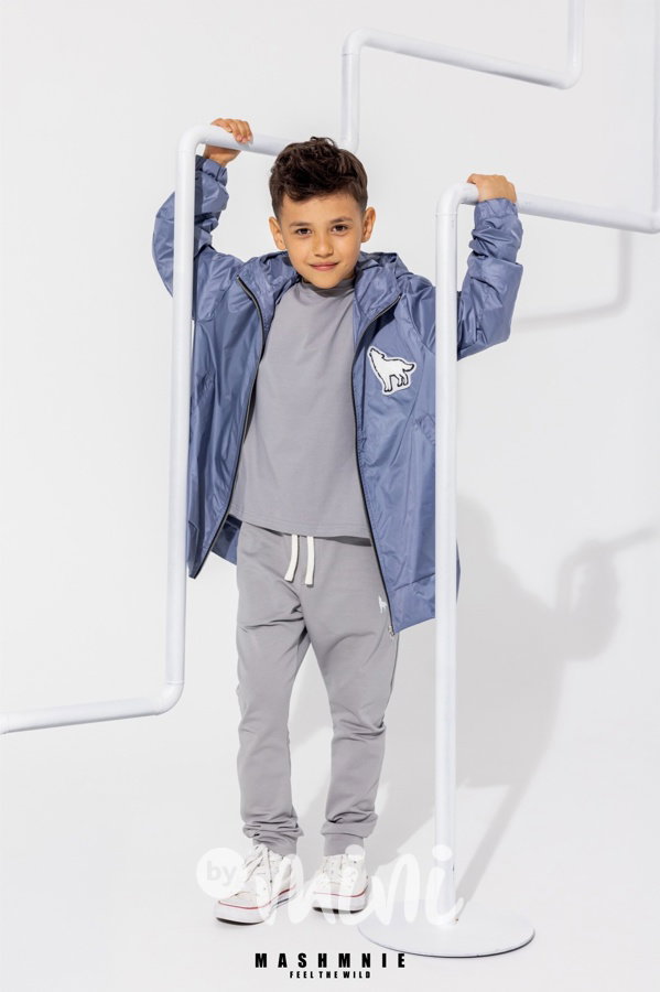 Mash Mnie jogger tepláky WOLF ice grey