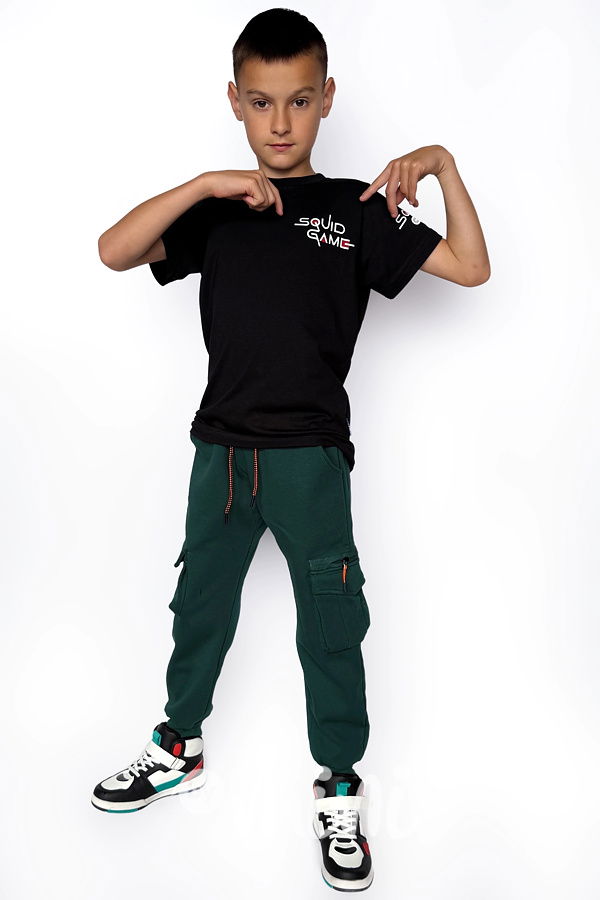 Squid game triko černé