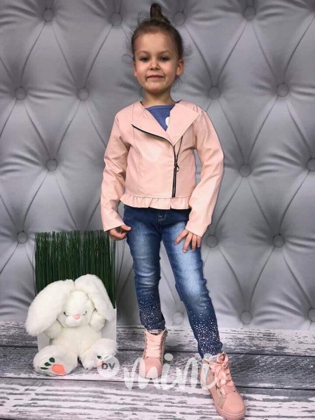 Růžová bundička