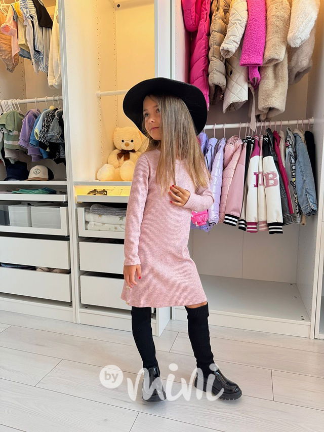 Podzimní šaty pink