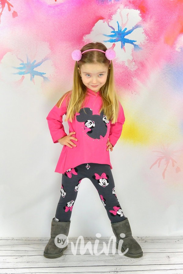 Minnie pink/grey set