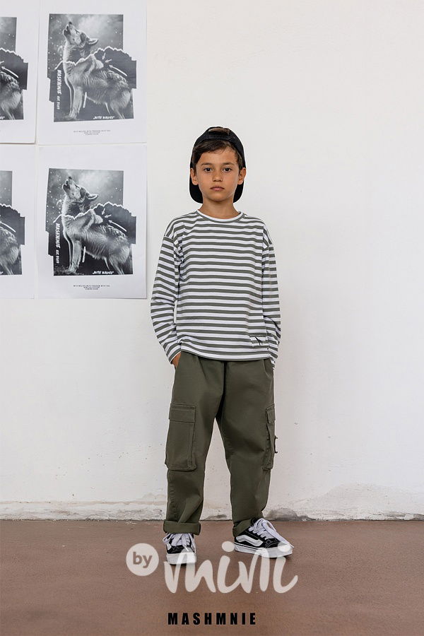 Mash Mnie volné barrel kapsáče WOLF khaki