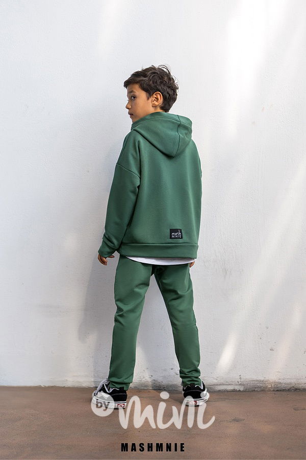 Mash Mnie mikina WOLF green