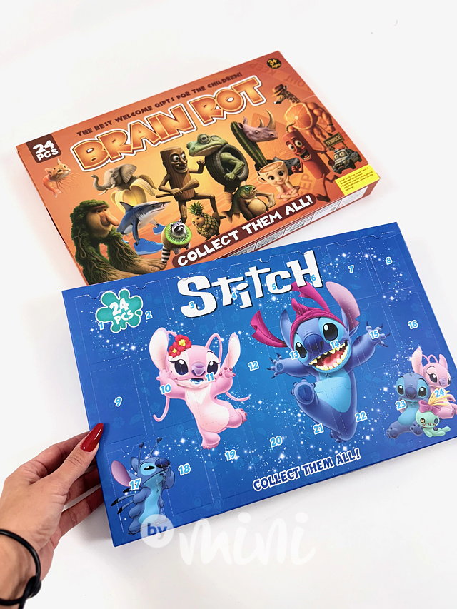 STITCH adventní kalendář figurky