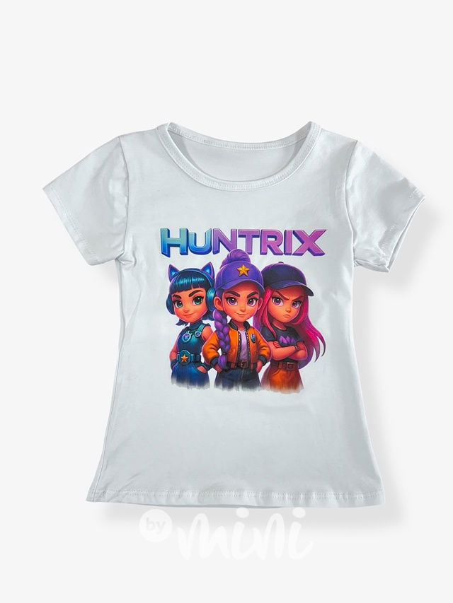 HUNTRIX triko bílé