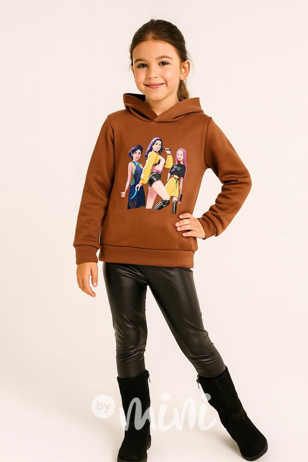 Demon Hunters zateplená mikina honey