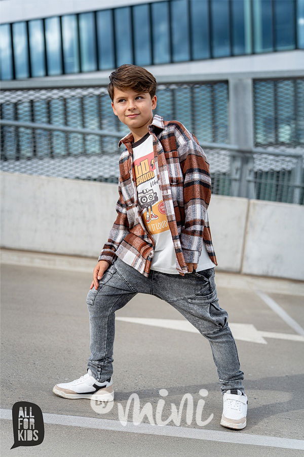 All for kids soft denim kapsáče dark