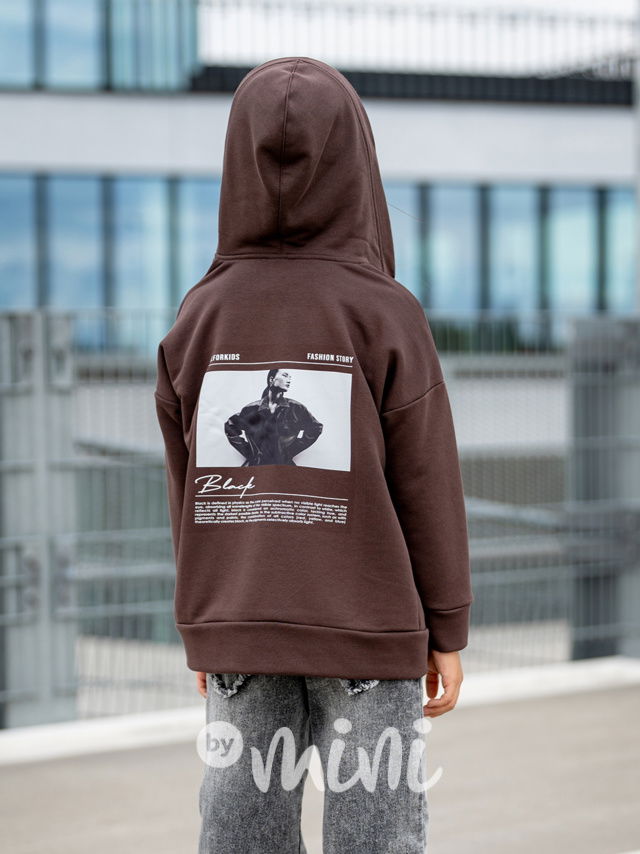 All for kids mikina BLACK choco