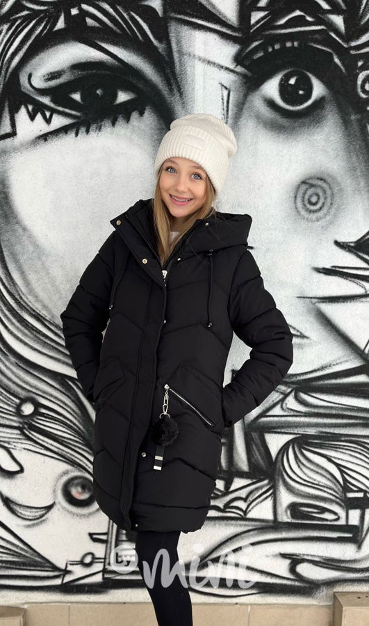 Zimní kabát Lily černý