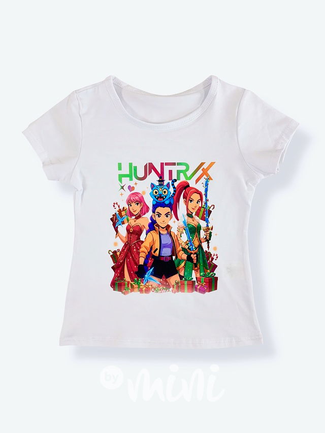 Huntrix triko GIFT bílé