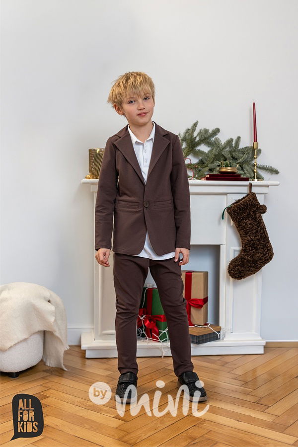 All for kids elegant kalhoty brown
