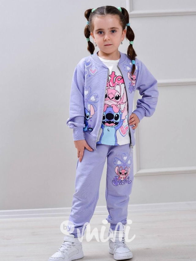Lilo & Stitch 3-dílná souprava lila