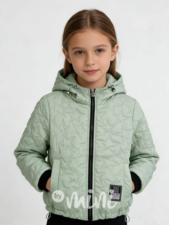 Jarní bunda STARS mint