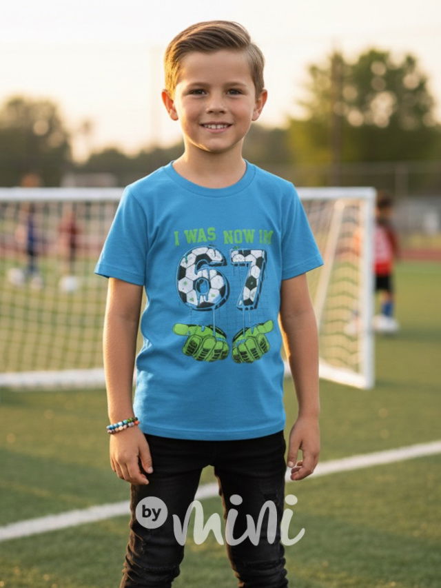 Six Seven triko football modré