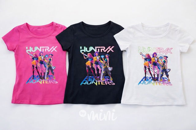 Huntrix triko bílé